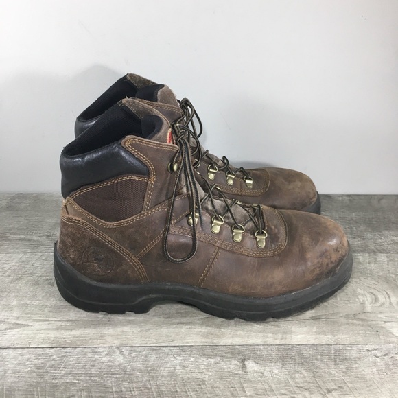 Red Wing Irish Setter 83617 Ely Brown Leather Soft Toe Work Mens Boots Size 13